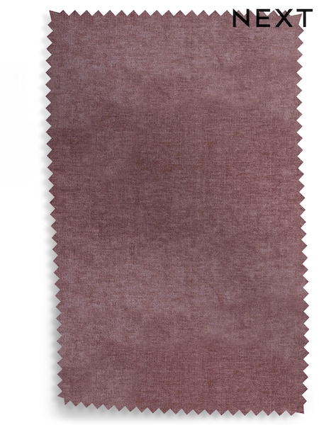 Mid Mulberry Purple Fine Chenille Easy Clean Upholstery Swatch (D77451) | £0