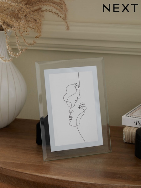 Silver Smoke Glass Photo Frame (D77920) | £8 - £14
