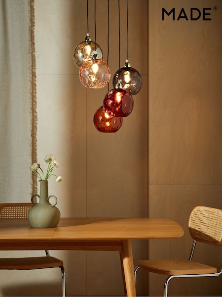 MADE.COM Pink Multi Ilaria Cluster Light (D78389) | £249