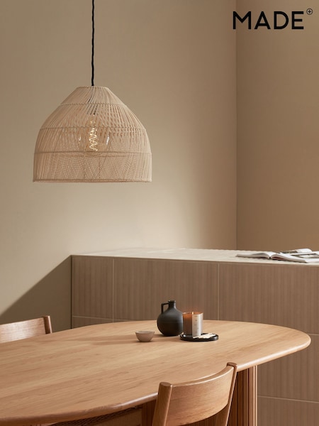 MADE.COM Natural Rattan Java Small Lamp Shade (D78413) | £79