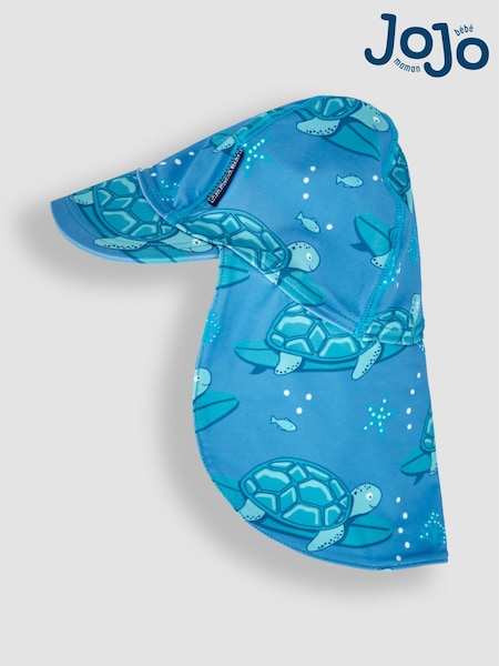 JoJo Maman Bébé Aqua Blue UPF 50 Sun Protection Hat (D81467) | £14