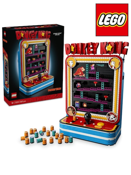 Lego Donkey Kong Arcade Building Set For Adults, Ages 18+ Collectible For Gaming Fans 72051