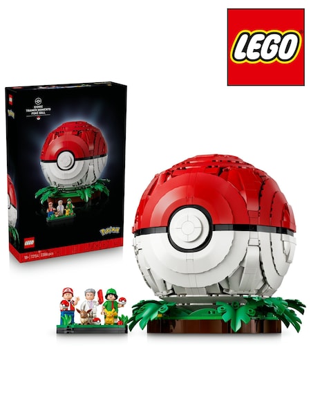 Lego Pokémon Iconic Trainer Moments Poké Ball Building Set For Adults, Ages 18+ 72154