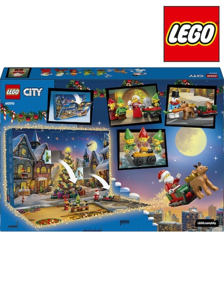 Lego City Advent Calendar 2026 Christmas-themed Santa’s Workshop Toy For Kids 60510