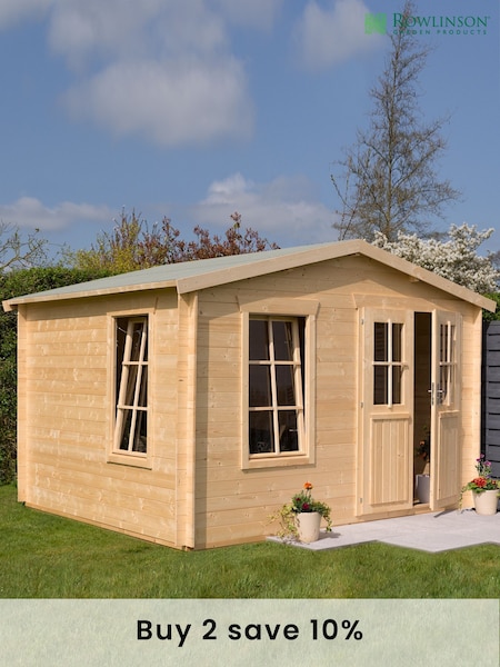Rowlinson Natural Garden Summerhouse Retreat 8 x 11ft (D83113) | £2,550