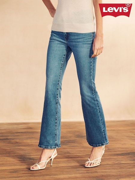 Levi's® Mid Blue 726™ High Rise Yoked Flare Jeans (D83336) | £100