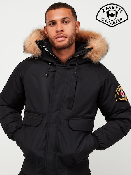 Zavetti Canada Mens Abelli 2.0 Hooded Bomber Jacket (D83555) | £110