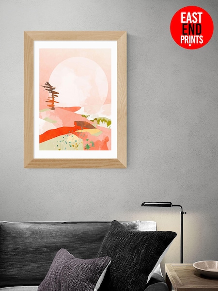 East End Prints Pink Landscape III by Ana Rut Bre Framed Print (D83910) | £50 - £130