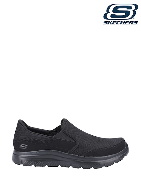 Skechers Black Flex Advantage - McAllen Sr Occupational Mens Shoes (D84040) | £74