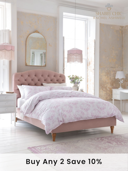 Shabby Chic by Rachel Ashwell® Pink Chantry Bed (D86543) | £550 - £750