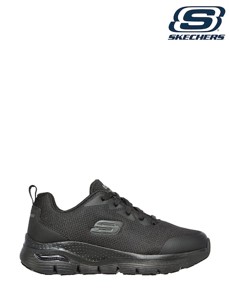 Skechers Black Womens Work Arch Fit Slip Resistant Trainers (D86940) | £84