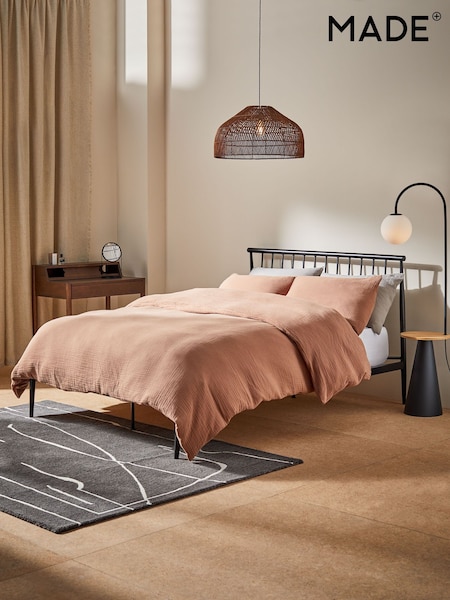 MADE.COM Black Penn Metal Bed Frame (D87788) | £299 - £450