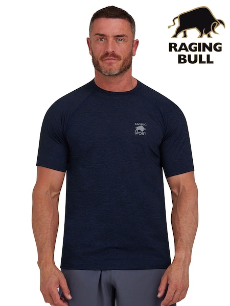 Raging Bull Blue Performance T-Shirt (D90193) | £27 - £29