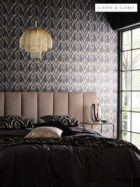 Clarke and Clarke Natural Velluto 10.05M Wallpaper (D90321) | £50