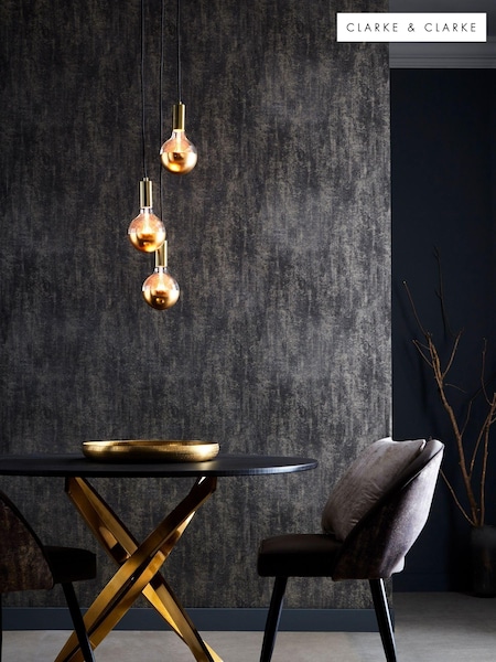 Clarke and Clarke Blue Sontuoso 10.05M Wallpaper (D90325) | £60