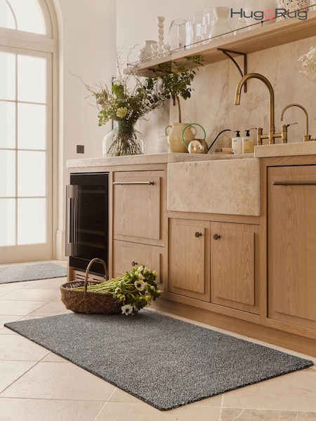 Hug Rug Charcoal Runner (D90467) | £63 - £77