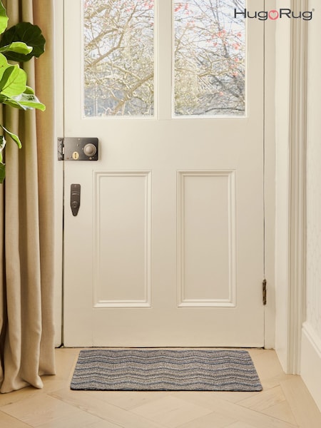 Hug Rug Ribbon Grey Zig Zag Mat (D90472) | £26 - £51