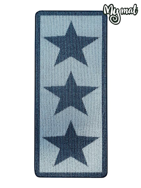 My Mat Blue Stain Resistant Star Mat (D90486) | £27