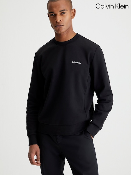 Calvin Klein Black Micro Logo Jumper (D91250) | £110