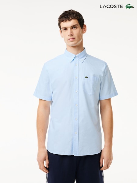 Lacoste Short Sleeve Oxford 100% Cotton Shirt (D92344) | £95