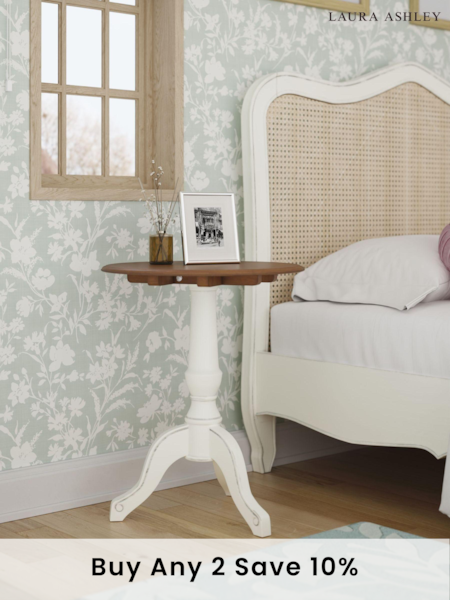 Laura Ashley Ivory Montpellier Side Table (D92586) | £285