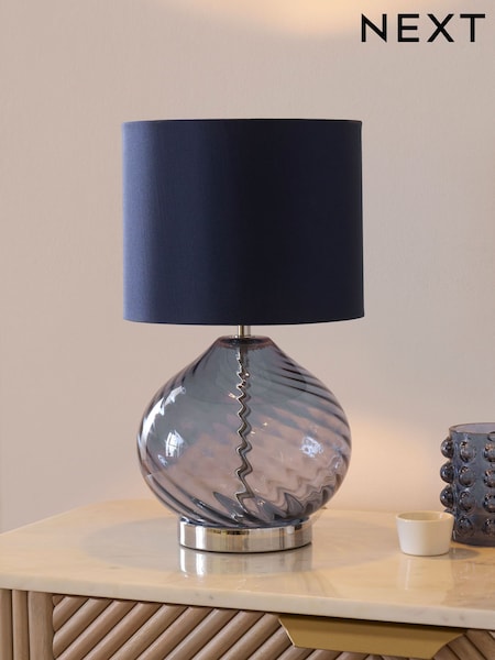 Blue Freya Table Lamp (D93668) | £38