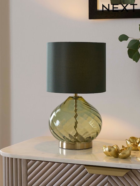 Green Freya Table Lamp (D93669) | £38