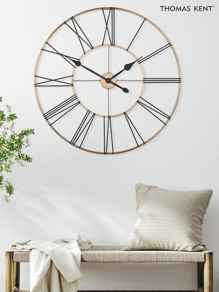 Thomas Kent Clocks Copper Summer House Oversized Wall Clock (D94199) | £120