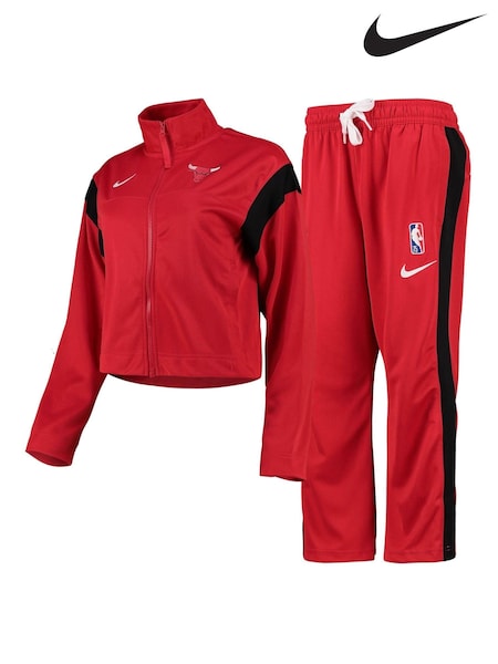 Nike Red Fanatics Womens Chicago Bulls Nike Courtside Tracksuit Womens (D94239) | £80