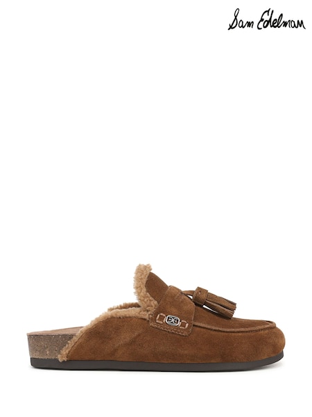 Brown - Sam Edelman Astrid Cozy2 Regular Fit Mules