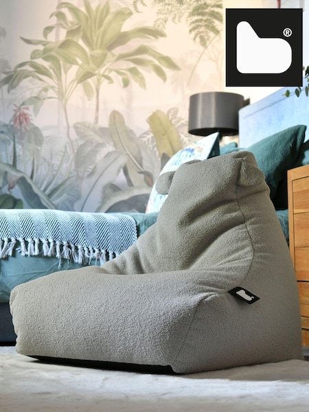Extreme Lounging Grey Mini Teddy Beanbag (D95884) | £80