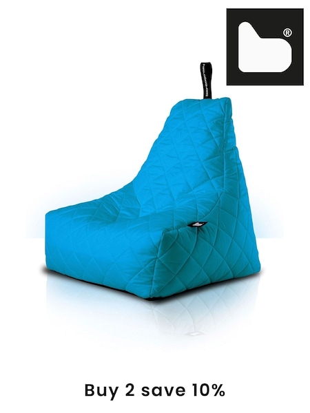 Extreme Lounging Blue Garden Mighty B-Bag Quited Beanbag (D95896) | £150