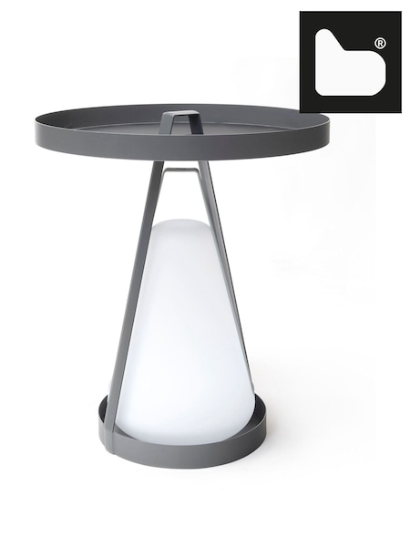 Extreme Lounging Grey Round Side Table (D95971) | £150