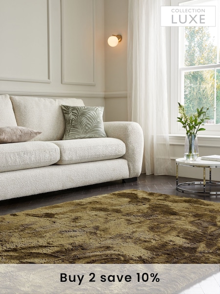 Green Collection Luxe Plush Rug (D96134) | £65 - £285