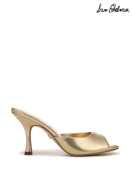 Gold - Sam Edelman Jeanie Regular Fit Mules