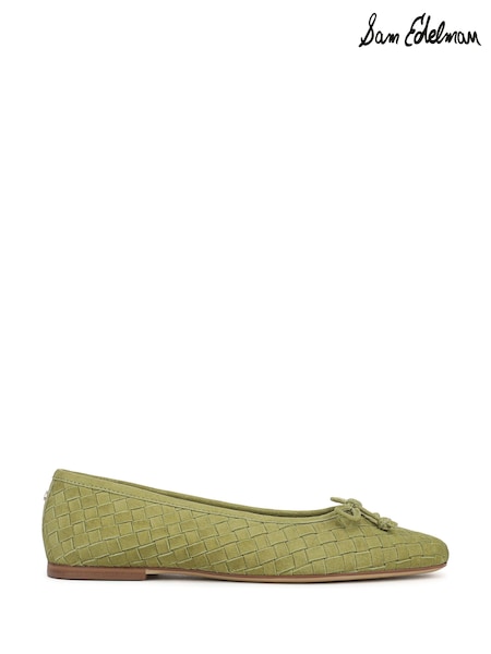 Green - Sam Edelman Ruthie Regular Fit Ballet Flats