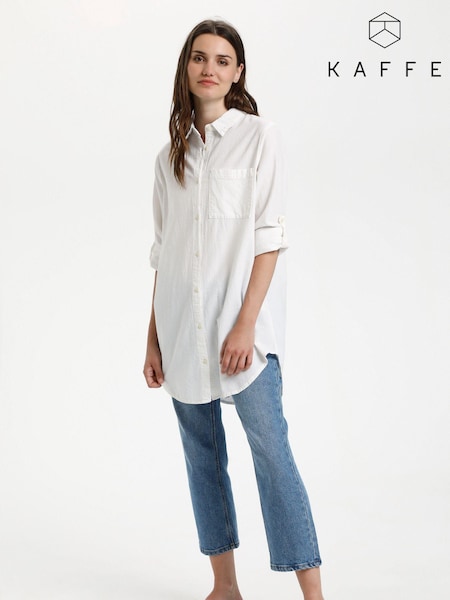 Kaffe 100% Cotton Naya Tunic Shirt (D97960) | £40