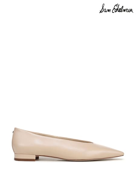 Cream - Sam Edelman Emory Regular Fit Ballet Flats