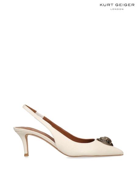 Kurt Geiger London Belgravia Eagle Sling Back Shoes (E00589) | £189
