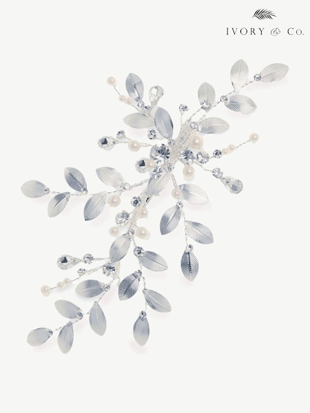 Ivory & Co Silver Birch Clip (E00835) | £65
