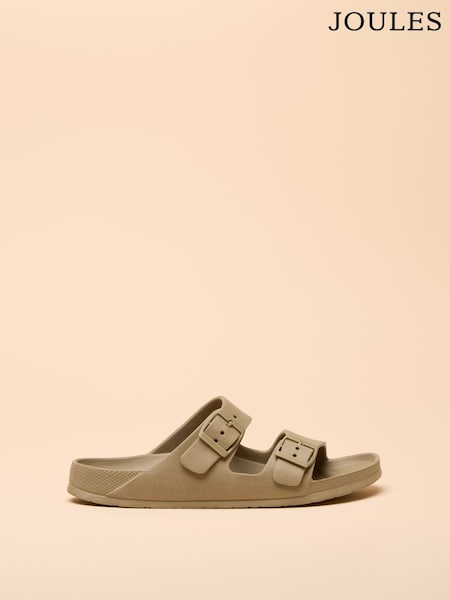 Joules Sunseeker Brown EVA Rubber Sliders (E00861) | £20