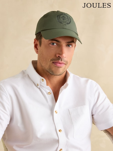 Joules Daley Khaki Green Nylon Cap (E00869) | £18