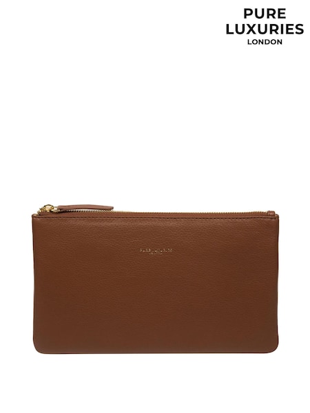 Pure Luxuries London Wilmslow Nappa Leather Clutch Bag (E01087) | £29