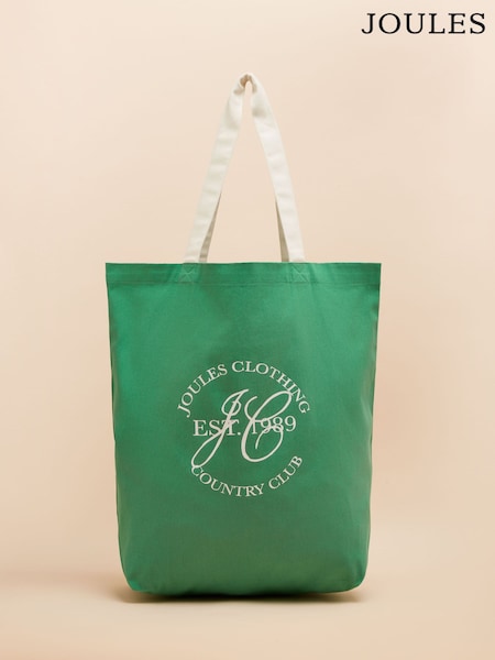 Joules Courtside Green Tote Bag (E01134) | £10