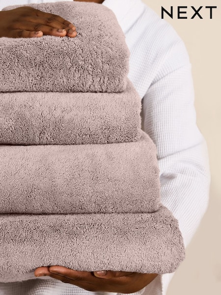 Almond Natural Luxury Spa Collection Luxe 100% Cotton Towel (E01342) | £10 - £40