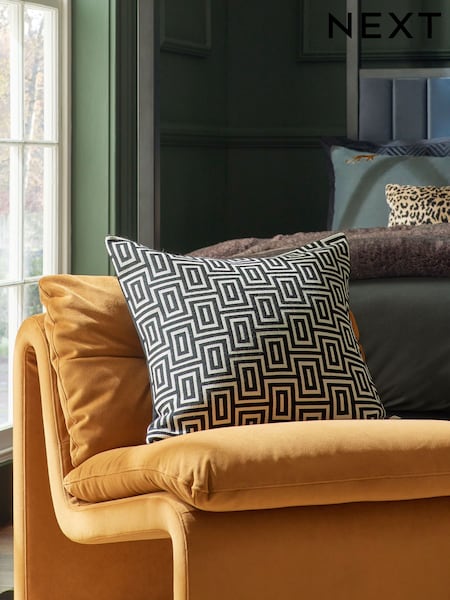 Monochrome 50 x 50cm Jacquard Cushion (E01427) | £18