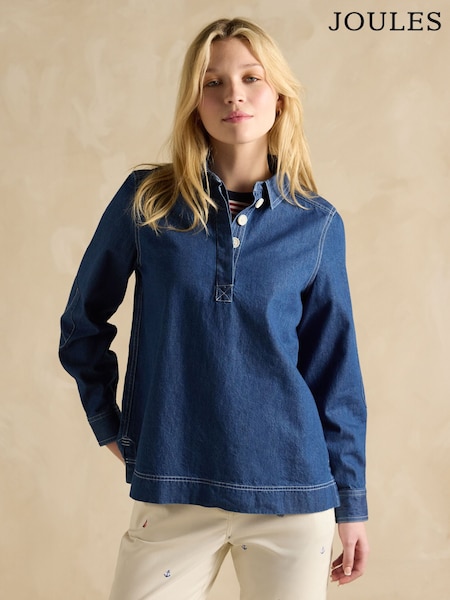 Joules Brinley Denim Deck Shirt (E01804) | £69