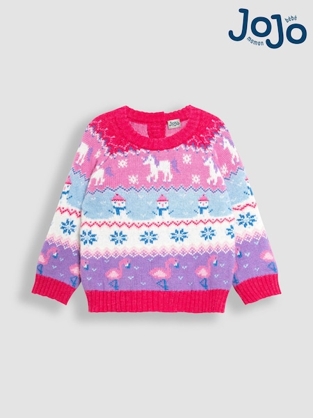JoJo Maman Bébé Unicorn Unicorn Jumper (E02550) | £30