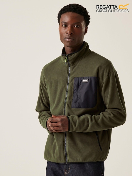Regatta Green Ground Mens Frankie Full Zip Fleece (E02581) | £30