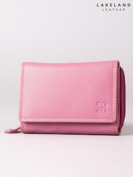 Lakeland Leather Mauve Small Purse (E02957) | £25